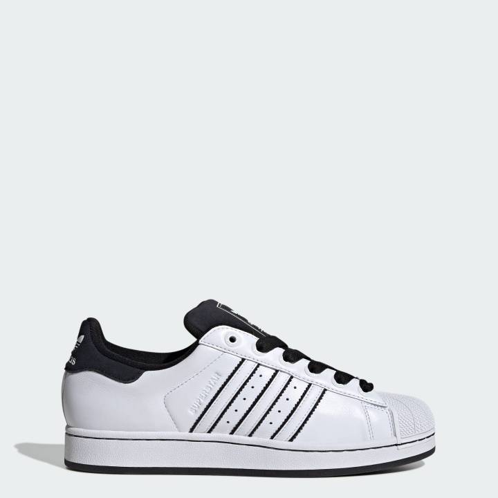 adidas gazelle silver green womens ADIDAS ORIGINALS Superstar II Elastic Lace Sneakers in Black and White –  Pavidas main image 1