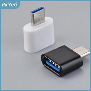 PkYeG Mini Type C To USB Adapter OTG Data Connectors For Android Mobile Phones