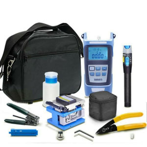 Fiber Optic Tools Kit FTTH FC-6S Fiber Cleaver Optical Power Meter