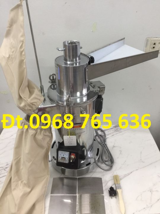 Máy xay nghiền bột trầm hương, nghiền bột gỗ, bột quế dạng 6 búa siêu ...