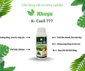 Phân bón lá Kali Trung Lượng K-Casil 777 500ml Dưỡng Đòng Xanh Lá Cứng Cây