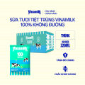 Thùng 48 bịch Sữa tươi tiệt trùng không đường Vinamilk 100% Sữa tươi 220ml. 