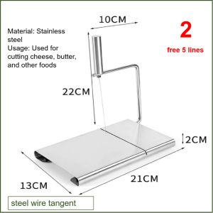 Stainless steel butter cutting table cheese knife cheese slitting line baking sausage slices cutter Cut vegetables