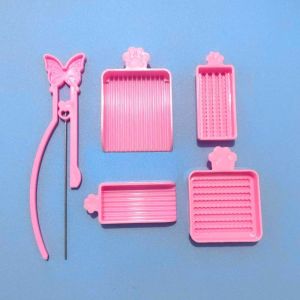 JIMEIXIAN01 3/4/5Pcs/Set Tự làm thủ công Bộ khay nhặt hạt Fuse Hạt nhựa Hạt cầu chì 2.6mm Kẹp đơn cho hạt Fuse Sáng tạo Đệm hiệu quả Dụng cụ phân loại hạt nhựa Đồ chơi hạt làm thủ công