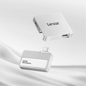 Lexar SL400 Professional Go Portable 1TB | 2 TB SSD with Hub Type-C (External Solid State Drive) Silver