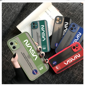 Casing Case For Vivo Y15S vivo Y15A Vivo Y15c vivoy15s vivoy15a Case For Boys Creative America Space AIR NASA LOGO Frosted Transparent Full Cover Camera Protect Case