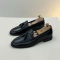 Giày Tassel Loafer Classic Da Thật, Giày Lười Da Bò Nam Họa Tiết Chuông. 