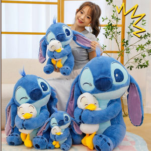Same Style as Dongdi Hug Donald Duck Stitch Duck Holding Stitch Doll Sakura Stitch Doll Creative Comforter Toys Birthday