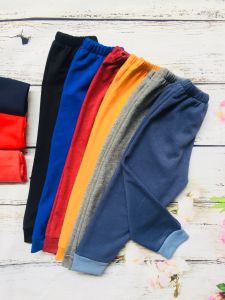 Combo 3 quần dài bé trai từ 7-30 kg - vải thun da cá co giãn - dày dặn - 3 màu ngẫu nhiên