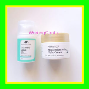 Naavagreen Paket Glowing Ekonomis by dr Fredi Setyawan Original Skin Care (moistnightAHAglowsr)