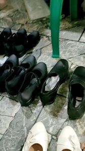 Sepatu Pantofel Wanita ONE LOVE Model Velcro Tengah Sol Ringan dan Lentur