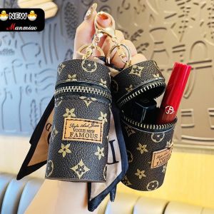 พวงกุญแจกระเป๋าหนัง FAMOUS กระเป๋าที่เก็บเหรียญ ลิปสติก ของขวัญสําหรับผู้หญิง แฟน