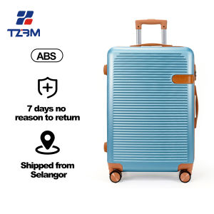 TZJM  Extra large size Top quality 20/24/28inch luggage bag travel beg bagasi murah travel luggage abs bagasi 4-wheel 360-degree Rotating Ultra-quiet Wheels Lightweight Waterproof Trolley Case 行李箱 旅行箱