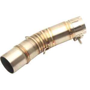Thích hợp cho Suzuki đã được độ chế gsx250r Ống xả xe máy đoạn giữa bằng thép không gỉ dạng ống cong 51MM GSX250