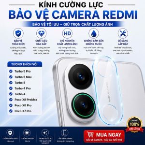 Kính Cường Lực dành cho POCO X8 Pro/ POCO X8 Promax/ Redmi Turbo 5/ Turbo 5 Max/ Turbo 4/ Turbo 4 Pro Trong Suốt