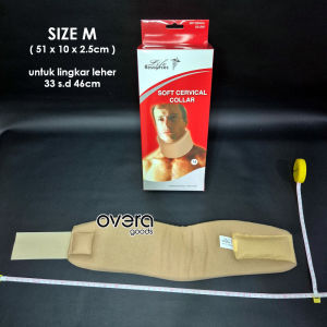 Soft Cervical Collar LIFE RESOURCES / Neck Collar/Busa Penyangga Leher / Kolar Leher [ Overa Goods ]