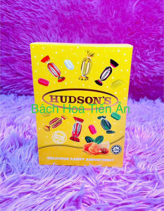 Kẹo Ngậm Hudsons Eumenthol Drops hộp giấy cứng 100G Since 1899 hàng nhập khẩu Tết an khang-kẹo thảo mộc mix vị