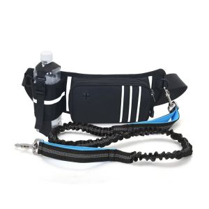Hands Free Dog Leash with Kettle Fanny Pack Reflective Dog Rope Cat Dog Running Fitness Mobile Waist Bag for Walking Hiking2026