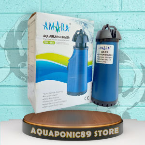 Skimmer Aquarium Amara SK 03 Penyedot Kotoran Minyak Untuk Akuarium 30 - 60 Aksesoris Sirkulasi Full Set Penjernih Skimer SK-03 Mini Surface Produk Original Murah