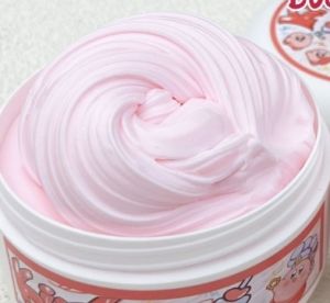 Strawberry Milkshake Slime Cartoon Theme Foam Slime Large Box Stretchable Bubbly Fun DIY Stress Relief Mud Toy草莓奶昔史莱姆 卡通主题起泡胶 大盒可拉伸起泡趣味解压手工泥玩具