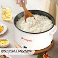 Dreepor 3L Mini Rice Small Multi-Function Electric Cooker With Steaming Tray Non Stick Pot. 