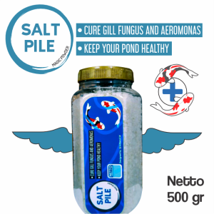 Garam Ikan Toples 500 gr [TOPLES BIG SIZE 350] Untuk Mencegah dan Mengobati Penyakit Ikan IKANESIA