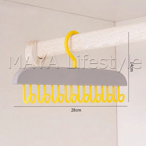 Maya ไม้แขวนเสื้อ พลาสติกแบบยาว ประหยัดพื้นที่ clothes hanger