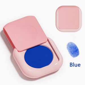 QTWIX ปั๊มใส แผ่นหมึกพิมพ์ลายนิ้วมือขนาดเล็ก ป้องกัน-ปลอม การพิมพ์ลายนิ้วมือ แผ่นหมึกพิมพ์ลายนิ้วมือ น่ารักน่ารักๆ แบบแห้งเร็ว แผ่นแสตมป์ สำหรับ Notary