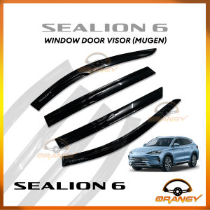 BYD Sealion 6 2024 to 2026 MUGEN / INJECTION TYPE Window Door Rain Visor Thailand Quality ( Car Accessories )