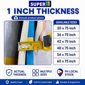 SUPER11 Foldable Foam Mattress Reversible Bed Mat 1/2 Inch Portable Lightweight with Fabric Cover