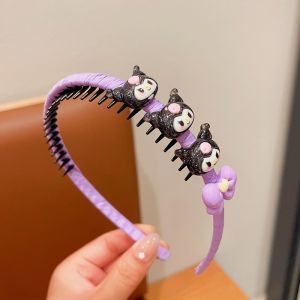Cartoon Cute Sanrio Kuromi Headband Girl Non Slip Headband Childrens Birthday Gift