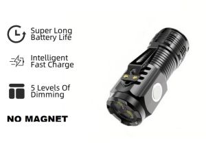 Heavy Duty Rechargeable Flashlight Rechargeable waterproof Outdoor LED flashlight searchlight