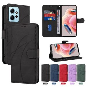 For Xiaomi Redmi Note 12 Turbo / Redmi Note 12 11 10 9 8 Pro Max / Note 10 5G / Note 12S 11S 10S 9S Phone Case Magnetic Leather Wallet Soft TPU Card Slot Flip Cover Casing
