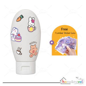 HOVELSHOP Botol Travel Refill Sabun Cair Portable Isi Ulang Shampo Tempat Lotion Skincare Fliptop Foldable