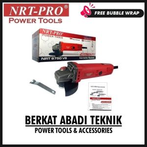 NRT-PRO 9750 VS Gerinda Tangan 4 Inch Gurinda Grinda Angle Disc Grinder Listrik Variable Speed Mesin 9750VS