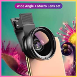 READY LemonBest Lensa Kamera HP Smartphone 2in1 Macro 12.5X Wide 0.45X - Lensa Untuk Kamera HP Smartphone / Lensa Kamera Fisheye / Wide Angle / Macro / Zoom Dengan Klip on Untuk Smartphone