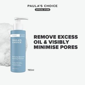 Paulas Choice Resist Perfectly Balanced Foaming Cleanser - Anti-Aging Reduces Enlarged Pores Removes Makeup