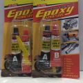 Keo dán siêu dính đa năng AB Epoxy 2 thành phần dán sắt nhựa gỗ gốm bê tông dính cứng nhanh khô (56.7g/Bộ). 
