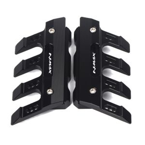 Jankusoo For Yamaha NMAX 125 150 155 V1 V2 V3 2015-2023 Front Fender Side Protection Guard Mudguard Sliders CNC Aluminum Front Shock Absorber Fender