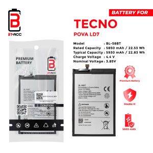 BTACC Baterai Battery For Texno BL58BT/POVA LD7