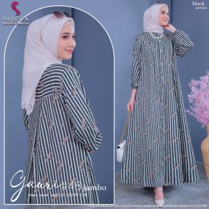 [[ BIG SIZE ]] GAURI DRESS LD 120 2XL XXL BAHAN RAYON DIAMOND // GAMIS JUMBO // GAMIS TERBARU 2025
