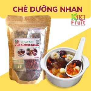 Chè Dưỡng Nhan KiKi Fruit - Set đặc biệt 12 vị 450G nấu 12 chai 330ml