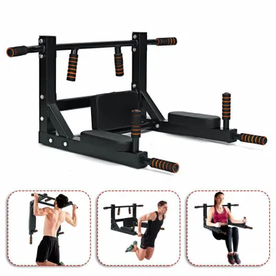 Heavy pull-up bar tilt bar foldable multifunctional wall-mounted home gym fitness exercise home fitness equipment abdominal muscle training