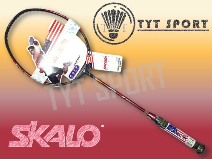SKALO BADMINTON RACQUET ISOMETRIC 90 VF SLIM WITH COVER 斯卡龙羽毛球拍+球套 Lazada