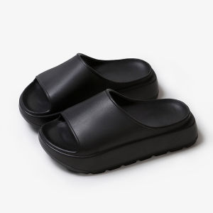 [Free Shipping] Thick-soled high-heeled slippers for women thick-soled coconut slippers for men 5.5cm slippers for summer outdoor wear