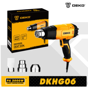 DEKO 220V DKHG06 2000W Heat 2 Temperature Adjustment 3 Accessories Advanced Electric Hot Air Electric Tools