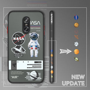 NEW Hontinga Casing Case For Xiaomi Redmi Note 4Pro Note 4x Note4 / Note3 Pro/Note2 ProCase NASA America Space Astronaut Side Edge Pattern Design Clear Transparent Phone Case Full Cover Lens Camera Protector Casing Hard Case For Boys For Girls