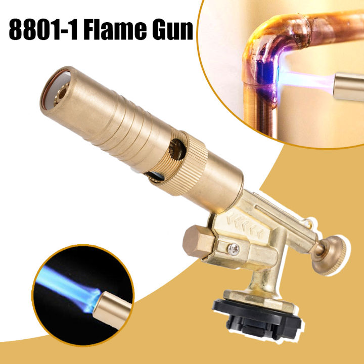 【In Stock】Welding Torch Gas Burner Flame High Temperature Brass Copper Gas Torch Brazing Solder