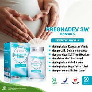 Pregnadev Sw Obat Penyubur Kandungan Mematangkan Sel Telur Dan Mempercepat Dapat Kehamilan