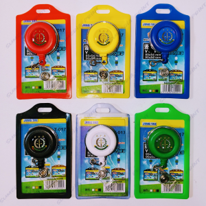 Gantungan Yoyo Id Card Putar Stainless Kejaksaan Negeri + Tempat/Holder Id Card